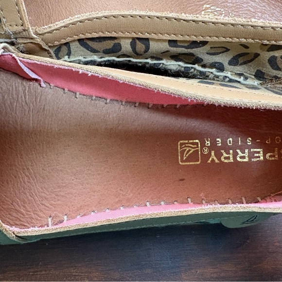 Sperry Top-Sider Cheetah Animal Tribal  Print Espadrilles 7.5 EUC - Picture 10 of 11